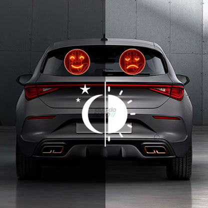 LED Expressões Gestuais Divertidas para Carros